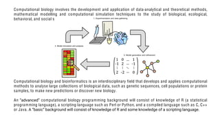 Genetics and computational approaches to biology | PDF