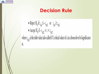 Comprehensive Guide to Hypothesis Testing in Inferential Statistics | PPTX