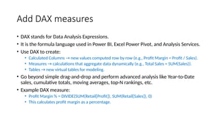 Comprehensive Guide to Power BI for Data Visualization and Reporting | PPTX