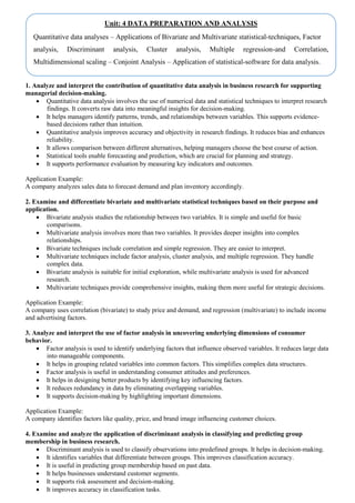 Comprehensive Guide to Quantitative Data Analysis Techniques in ...