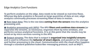Edge Streaming Analytics and Network Traffic Monitoring in IoT Systems ...