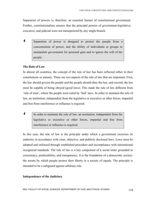 Comprehensive Overview of Constitution and Constitutionalism Principles ...