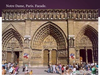 Notre Dame, Paris. Facade. 
 