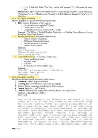 Comprehensive Guide to Action Research in Education: Literature Review ...