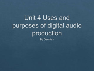 Unit 4  audio task1