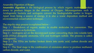 Biomass energy