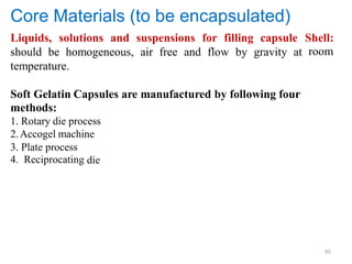 Unit 4- manufacturing of Capsules.industrial pharmacypdf | PDF