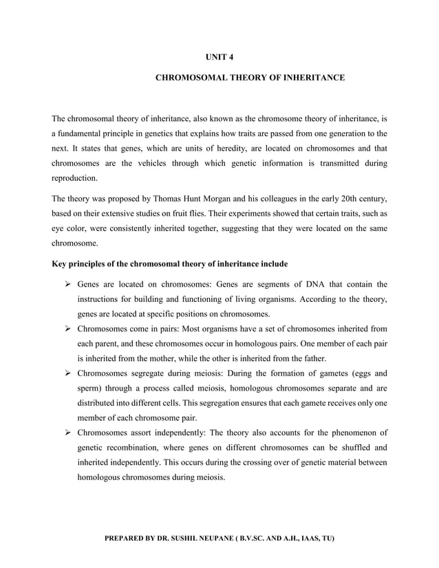 UNIT 4-CHROMOSOMAL INHERITANCE.pdf