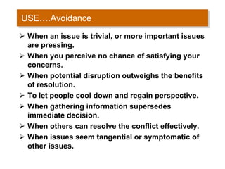 Conflict and Negotiation ( Human Resource Studies) | PPT