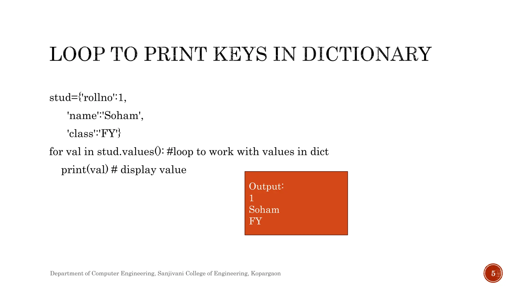 Unit4 basic concepts of dictionary looping pptx