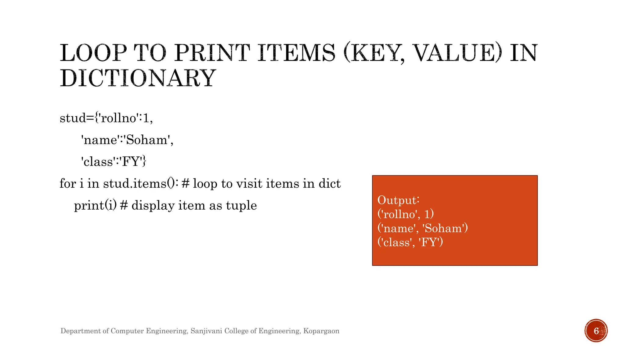 Unit4 basic concepts of dictionary looping pptx