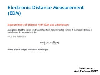 Electronic Distance Measurement Pdf Unit 4- ELECTRONIC DEGITAL MACHINE AND TOTAL STATION | PDF