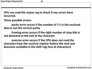 Overrun Error Unit4-IO-computer organization and architecture | PPT