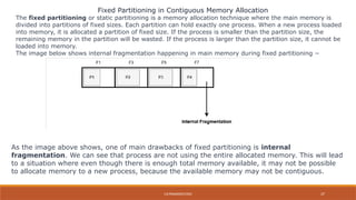 Unit4-Memory Management techniques & types | PPTX