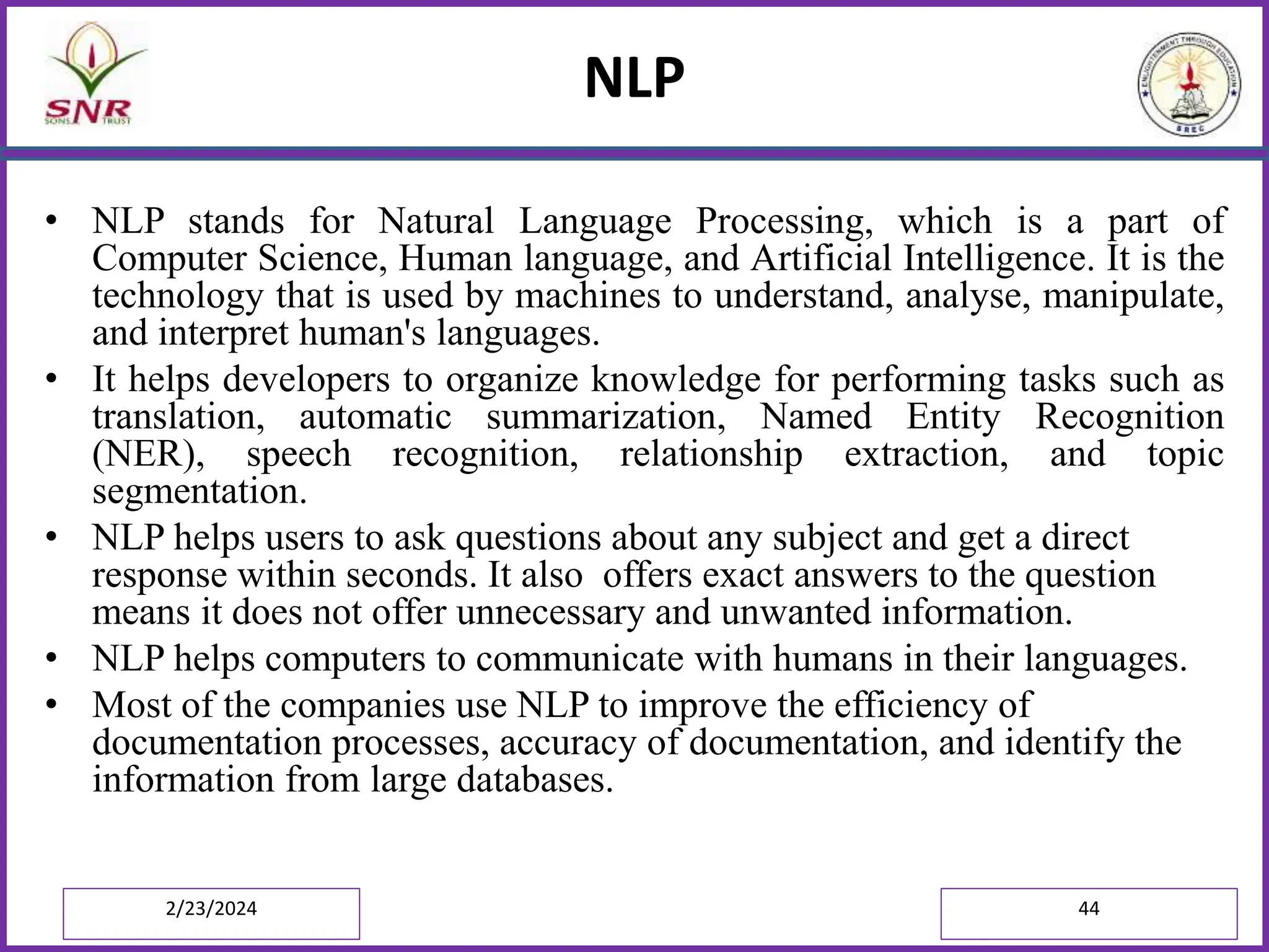 Unit_4- Principles of AI explaining the importants of AI | PPT
