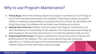 Programming Maintenance UNIT 4- Program Maintenance(Programming Logic & Techniques) | PPTX