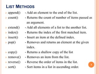 Python List Methods – append( ) vs extend( ) in Python Explained