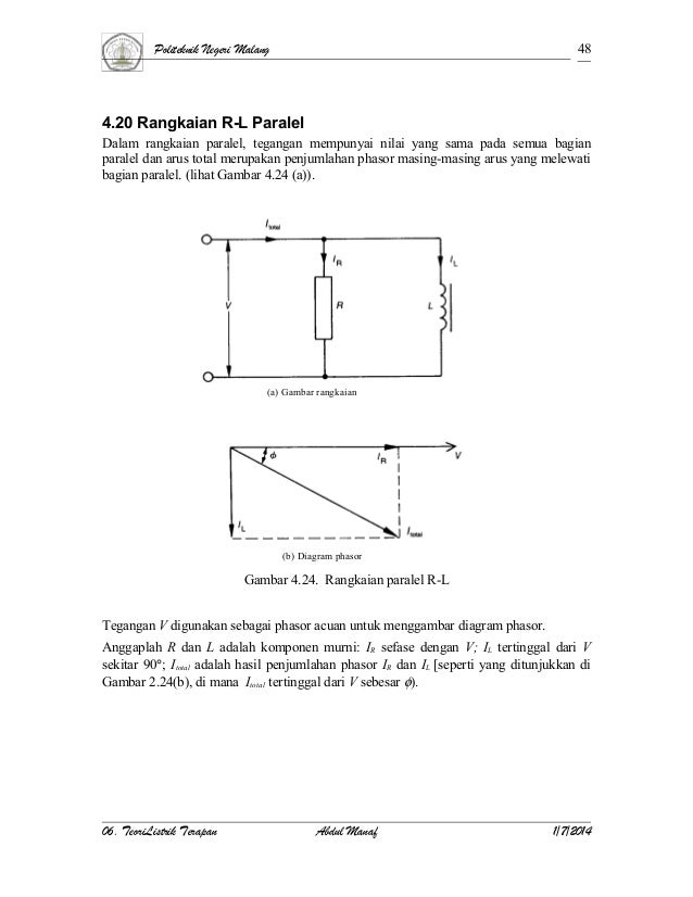 Unit 4 Rangkaian Satu Fase