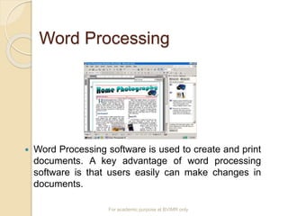 Unit 4 software | PPTX