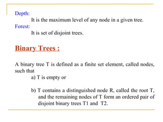 Limit Tree Depth Example Unit 4 tree | PPT