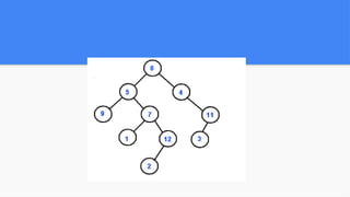 Tree structure and its definitions with an example | PPTX