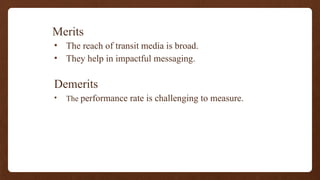Overview Media Transit Chapter 4 - Event Management Different types of Media | PPTX