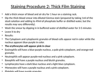 VARIOUS LABORATORY TECHNIQUE USED IN MEDICAL PARASITOLOGY | PPTX