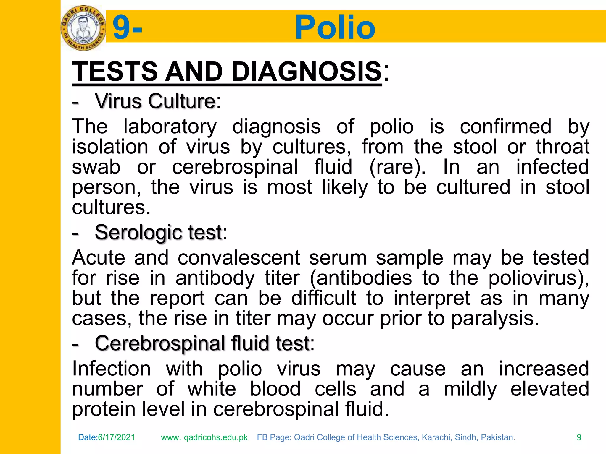 Polio and Influenza | PPTX