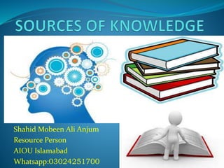 Shahid Mobeen Ali Anjum
Resource Person
AIOU Islamabad
Whatsapp:03024251700
 