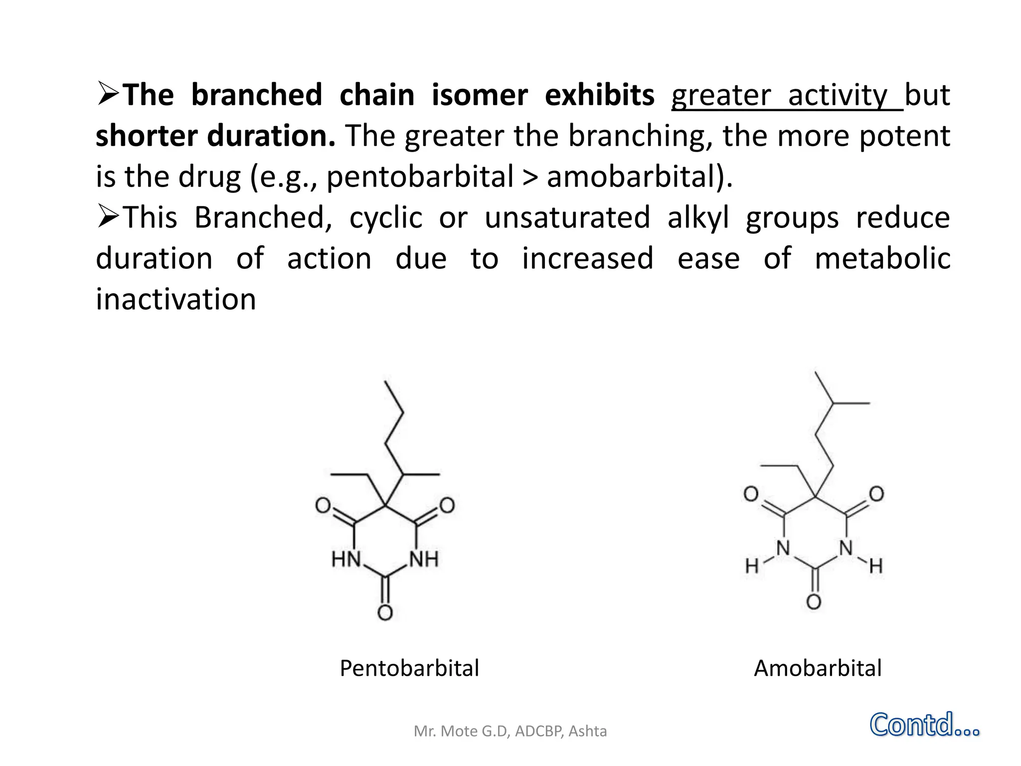 Sedative Compound Medicinal chemistry I- Unit 4A. sedative and hypnotics.pptx