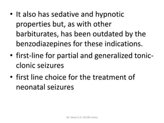 Medicinal chemistry I- Unit 4A. sedative and hypnotics.pptx