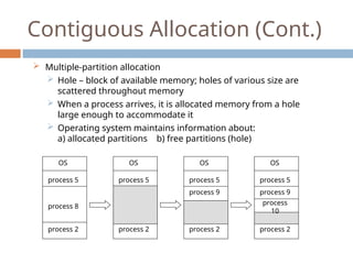 memory management inoperating systems for computer engineering | PPTX
