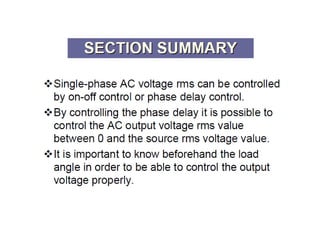 Unit 4 ac voltage controller