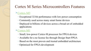 Unit 4 arm CORTEX processor fundamentals.pptx