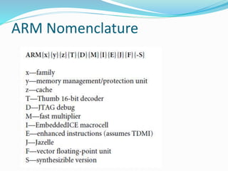 Unit 4 _ ARM Processors .pptx | Operating Systems | Computer Software ...