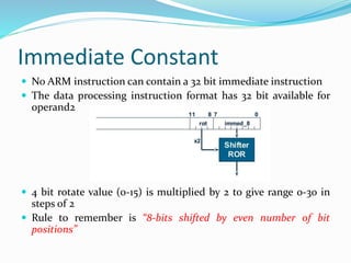 Unit 4 _ ARM Processors .pptx | Operating Systems | Computer Software ...