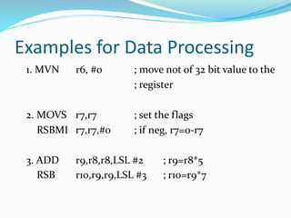 Unit 4 _ ARM Processors .pptx | Operating Systems | Computer Software ...