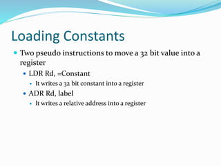 Unit 4 _ ARM Processors .pptx | Operating Systems | Computer Software ...