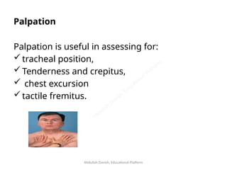 UNIT 4 Assessment Of respiratory System, Educational Platform.pptx