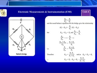 Electronic Measurements & Instrumentation (EMI) Unit-4
 