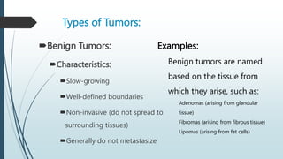 Cancer Biology: Tumor Formation, Molecular mechanism | PPT