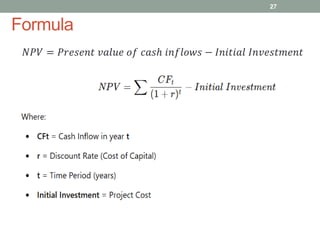 Unit 4: Long term- Capital budgeting and its types | PDF