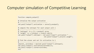 Competitive Neural Network Artificial Intelligence | PDF