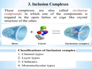 3. Inclusion Complexes
 