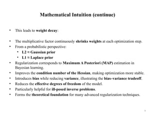Comprehensive Guide to Regularization Techniques in Deep Learning | PPTX