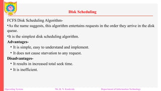 Comprehensive Overview of Disk and File System Management in Operating ...