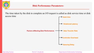 Comprehensive Overview of Disk and File System Management in Operating ...