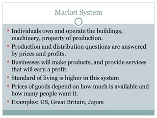Unit 4 Economic System Powerpoint | PPT