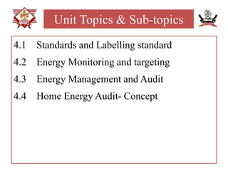 Energy management and audit energy management | PPTX