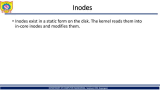 Dynamic Inodes Unit 4 File Management System.ppt (File Services) | PPT